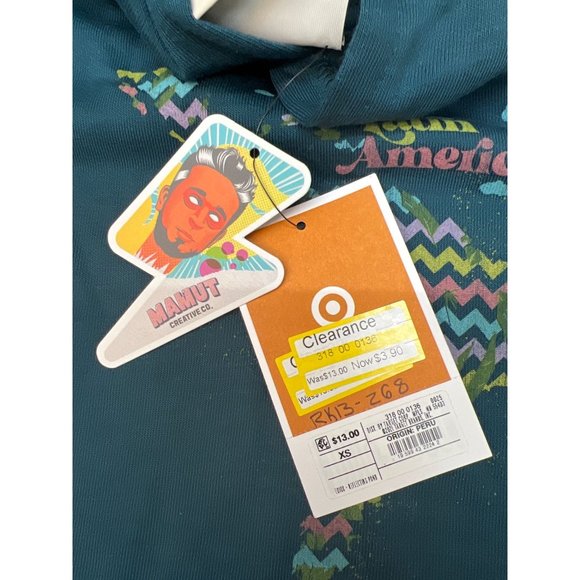 Latino Heritage Month Kids' Latin America Hooded Sweatshirt - Navy XS - Picture 4 of 8